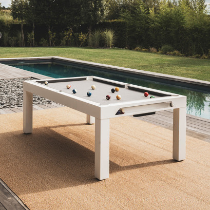 Billar Classic Exterior Blanco